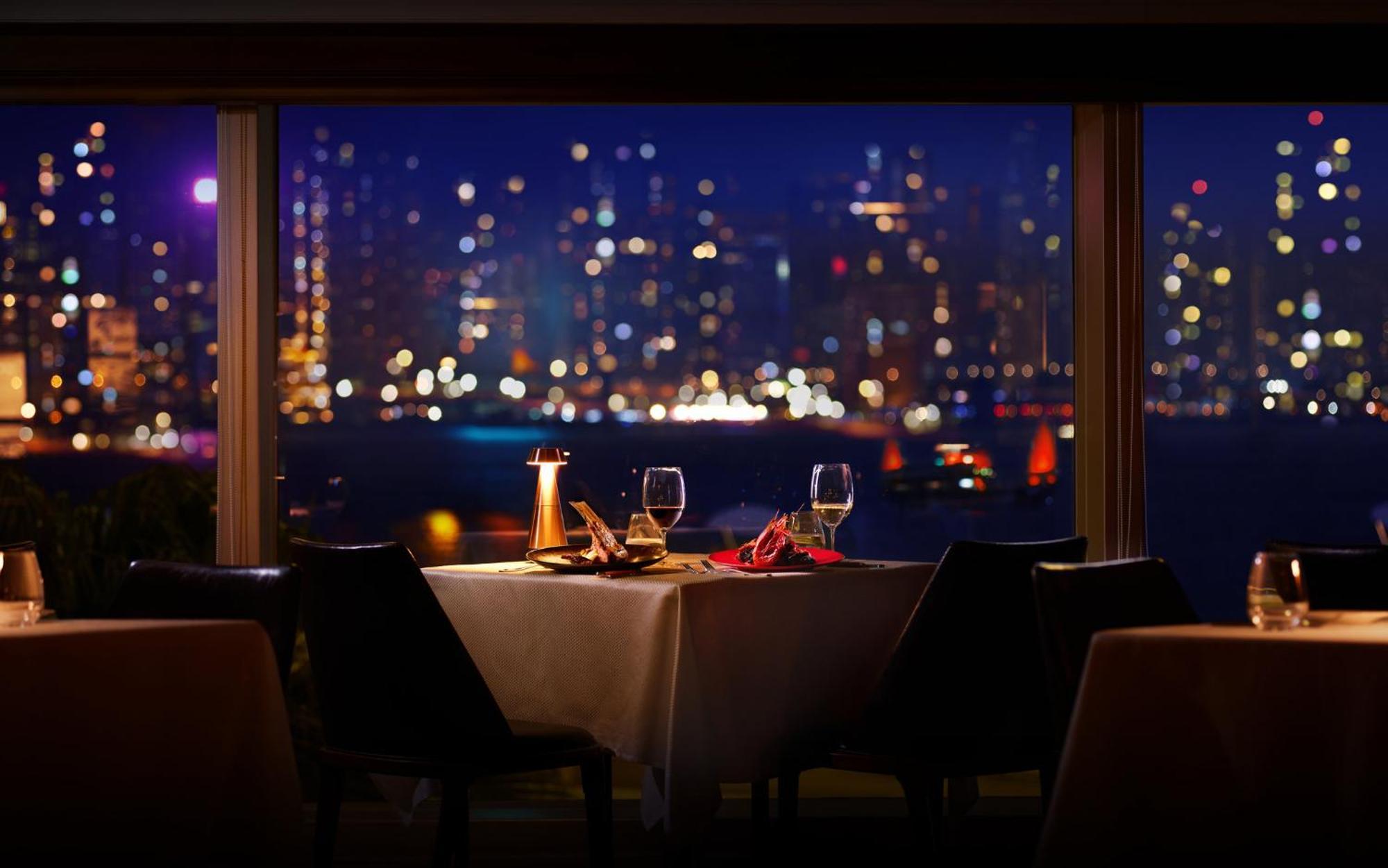 Intercontinental Grand Stanford Hong Kong By Ihg Hotel Ngoại thất bức ảnh View from the restaurant