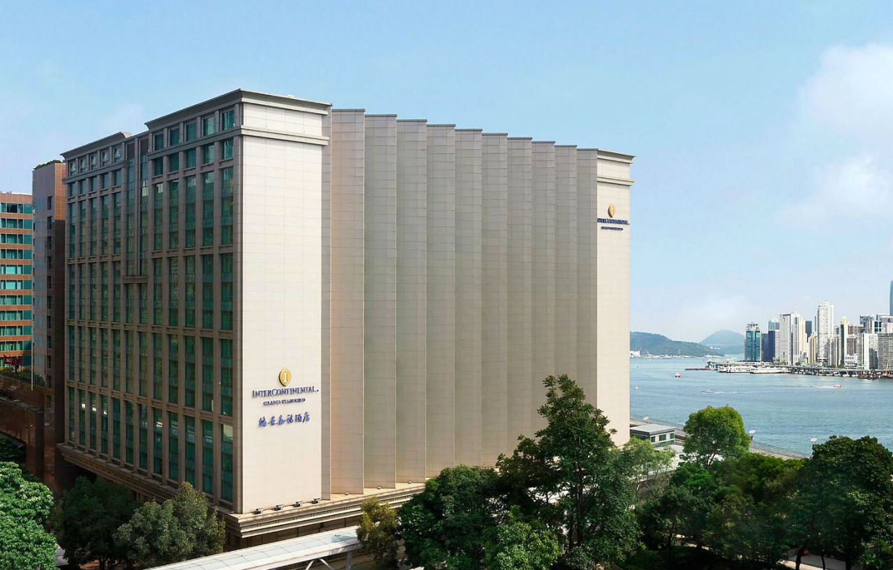 Intercontinental Grand Stanford Hong Kong By Ihg Hotel Ngoại thất bức ảnh The Hong Kong Convention and Exhibition Centre